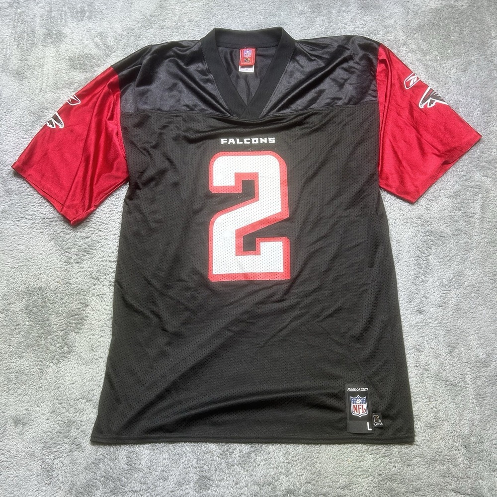 Reebok On field Atlanta Falcons Matt Ryan #2 NFL jersey black size L Screen